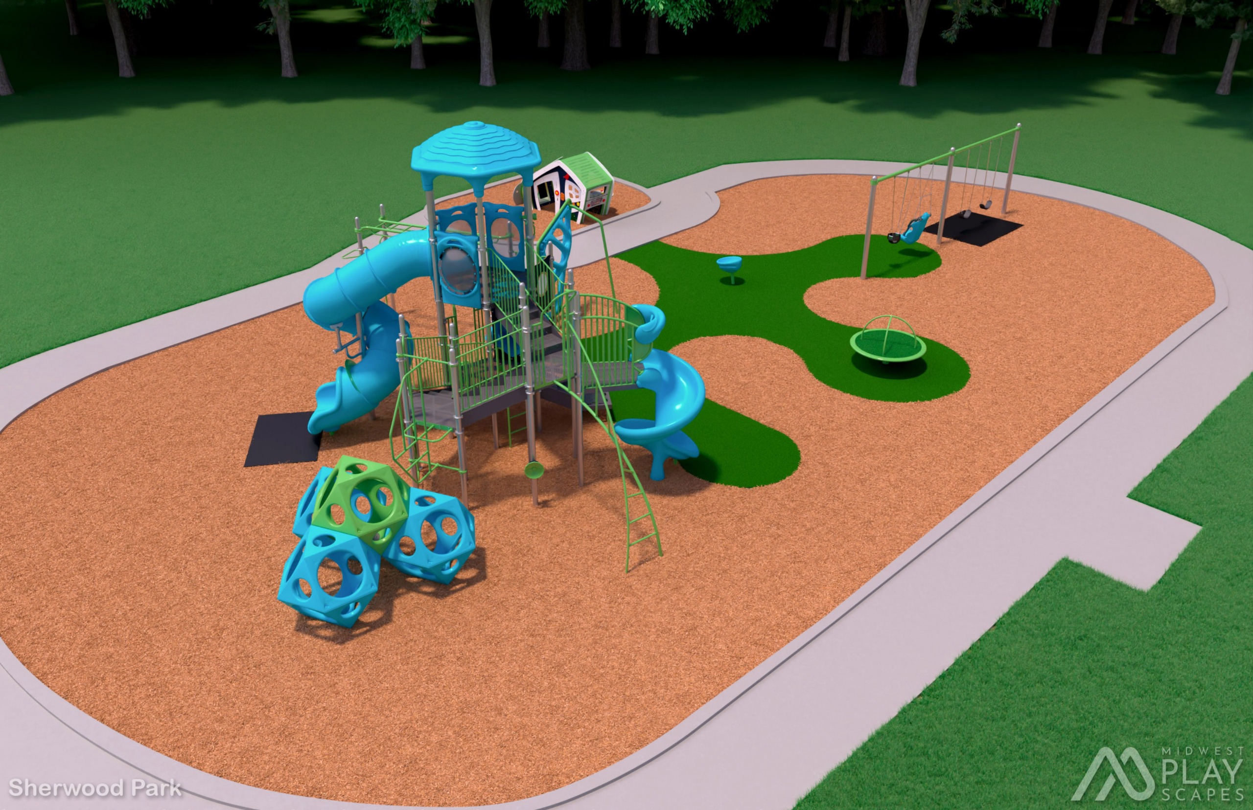 Sherwood Park Playground Layout
