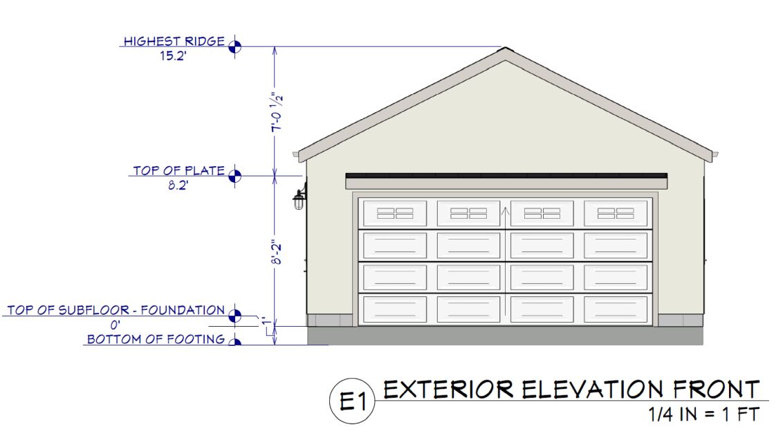 Left home exterior elevation