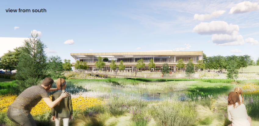 After: Render of the new art Hennepin County Southdale Library