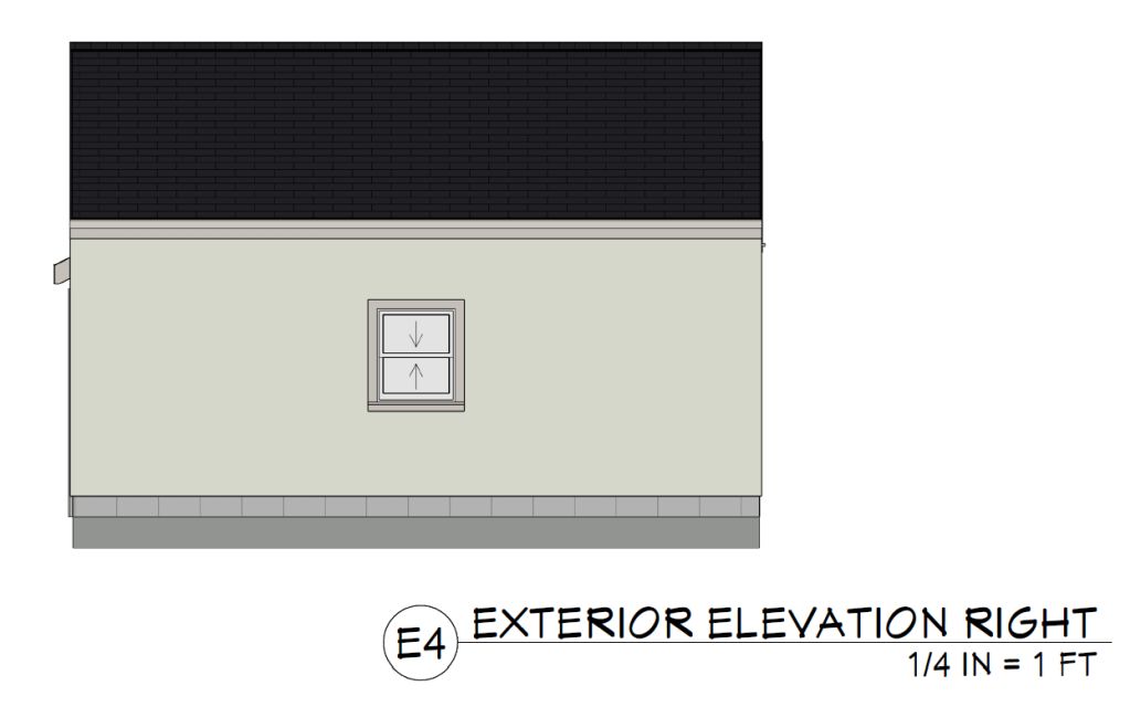 Back home exterior elevation